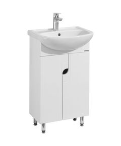 Купить Тумба с раковиной Aquaton Панда 50 1A0537K1PD010, белый (1a0537k1pd010) по цене 11690.5 руб., в Санкт-Петебруге в интернет магазине 100-Систем, а также дургие товары AQUATON из раздела Тумбы с умывальником и Мебель для ванной комнаты