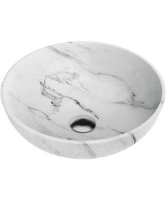 Купить Раковина для ванной Hitomi-WH Marble Natceramic/WH Marble (4972078) по цене 108688 руб., в Санкт-Петебруге в интернет магазине 100-Систем, а также дургие товары Omoikiri из раздела Накладные раковины и Раковины и пьедесталы