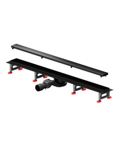 Купить W01SC-U11-090-04BM MasterFlow Трап для душа линейный универс затвор Tile 90см цвет черн мат (w01sc-u11-090-04bm) по цене 15390 руб., в Санкт-Петебруге в интернет магазине 100-Систем, а также дургие товары AM.PM из раздела Лотки и Душевые лотки и душевые трапы