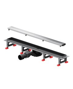 Купить W01SC-U11-070-04SB MasterFlow Трап для душа линейный универс затвор Tile 70см цвет сталь мат (w01sc-u11-070-04sb) по цене 12890 руб., в Санкт-Петебруге в интернет магазине 100-Систем, а также дургие товары AM.PM из раздела Лотки и Душевые лотки и душевые трапы