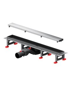 Купить W01SC-U11-060-04SB MasterFlow Трап для душа линейный универс затвор Tile 60см цвет сталь мат (w01sc-u11-060-04sb) по цене 12390 руб., в Санкт-Петебруге в интернет магазине 100-Систем, а также дургие товары AM.PM из раздела Лотки и Душевые лотки и душевые трапы