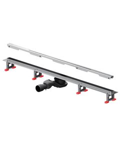 Купить W01SC-S11-100-05SB MasterFlow Трап для душа линейный универс затвор Slim line 100см цвет сталь мат (w01sc-s11-100-05sb) по цене 16190 руб., в Санкт-Петебруге в интернет магазине 100-Систем, а также дургие товары AM.PM из раздела Лотки и Душевые лотки и душевые трапы