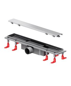 Купить W02SC-U11-050-04SB PrimeFlow Трап для душа линейный универс затвор Tile 50см цвет сталь мат (w02sc-u11-050-04sb) по цене 10190 руб., в Санкт-Петебруге в интернет магазине 100-Систем, а также дургие товары AM.PM из раздела Лотки и Душевые лотки и душевые трапы