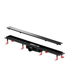 Купить W02SC-U11-090-04BM PrimeFlow Трап для душа линейный универс затвор Tile 90см цвет черн мат (w02sc-u11-090-04bm) по цене 14690 руб., в Санкт-Петебруге в интернет магазине 100-Систем, а также дургие товары AM.PM из раздела Лотки и Душевые лотки и душевые трапы