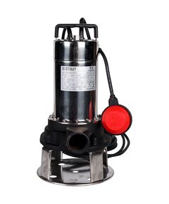 Купить SPD-0004-211100 STOUT Насос дренажный с режущим механизмом, с поплавком, корпус-чугун, кабель 10 м, 230V, Q=150 л/мин, H= 17 м (spd-0004-211100) по цене 87343 руб., в Санкт-Петебруге в интернет магазине 100-Систем, а также дургие товары STOUT из раздела Насосы дренажные и Насосы и насосное оборудование