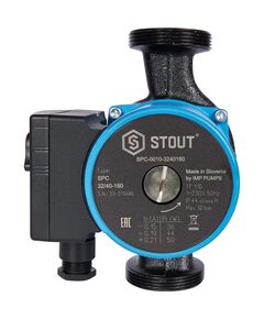 Купить SPC-0010-3240180 STOUT Насос циркуляционный 32/40-180 (SPC-0010-3240180) по цене 11579 руб., в Санкт-Петебруге в интернет магазине 100-Систем, а также дургие товары STOUT из раздела Насосы циркуляционные и Насосы и насосное оборудование