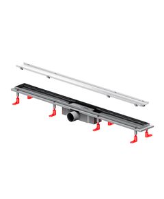 Купить W02SC-U11-090-04SB PrimeFlow Трап для душа линейный универс затвор Tile 90см цвет сталь мат (w02sc-u11-090-04sb) по цене 12790 руб., в Санкт-Петебруге в интернет магазине 100-Систем, а также дургие товары AM.PM из раздела Лотки и Душевые лотки и душевые трапы