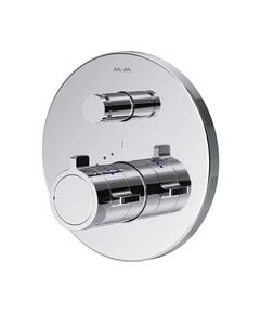 Купить F85A45600 X-Joy Смеситель встроенный с ТМС на 2 потребителя, хром (f85a45600) по цене 21590 руб., в Санкт-Петебруге в интернет магазине 100-Систем, а также дургие товары AM.PM из раздела Смесители для встраиваемых систем и Комплектующие для встраиваемых систем