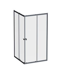 Купить W87G-403-100100-BT Sunny душ огражд квадратн, раздвижн двери 100x100 черный,стекло прозрачн (w87g-403-100100-bt) по цене 30890 руб., в Санкт-Петебруге в интернет магазине 100-Систем, а также дургие товары AM.PM из раздела Душевые ограждения и Душевые кабины и ограждения