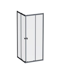 Купить W87G-403-8080-BT Sunny душ огражд квадратн, раздвижн двери 80x80 черный,стекло прозрачн (w87g-403-8080-bt) по цене 26490 руб., в Санкт-Петебруге в интернет магазине 100-Систем, а также дургие товары AM.PM из раздела Душевые ограждения и Душевые кабины и ограждения