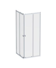 Купить W87G-403-8080-MT Sunny душ огражд квадратн, раздвижн двери 80x80 серебро,стекло прозрачн (w87g-403-8080-mt) по цене 25890 руб., в Санкт-Петебруге в интернет магазине 100-Систем, а также дургие товары AM.PM из раздела Душевые ограждения и Душевые кабины и ограждения