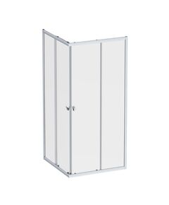 Купить W87G-403-9090-MT Sunny душ огражд квадратн, раздвижн двери 90x90 серебро,стекло прозрачн (w87g-403-9090-mt) по цене 27190 руб., в Санкт-Петебруге в интернет магазине 100-Систем, а также дургие товары AM.PM из раздела Душевые ограждения и Душевые кабины и ограждения