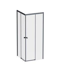 Купить W94G-403-8080-BТ1К X-joy душевое огражд квадратн.,раздвиж.двери 80x80 черный мат.,стекло прозрачн (w94g-403-8080-bт1к) по цене 37390 руб., в Санкт-Петебруге в интернет магазине 100-Систем, а также дургие товары AM.PM из раздела Душевые ограждения и Душевые кабины и ограждения