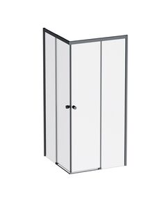 Купить W94G-403-9090-BТ1К X-joy душевое огражд квадратн.,раздвиж.двери 90x90 черный мат.,стекло прозрачн (w94g-403-9090-bт1к) по цене 38890 руб., в Санкт-Петебруге в интернет магазине 100-Систем, а также дургие товары AM.PM из раздела Душевые ограждения и Душевые кабины и ограждения