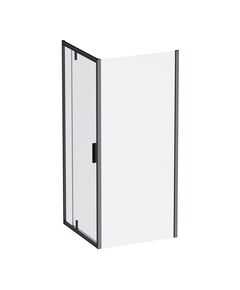 Купить W90G-404-9090-BT Gem Душевое ограждение  Square Pivot 90x90 стекло прозрачное, профиль матовый черный (w90g-404-9090-bt) по цене 39490 руб., в Санкт-Петебруге в интернет магазине 100-Систем, а также дургие товары AM.PM из раздела Душевые ограждения и Душевые кабины и ограждения
