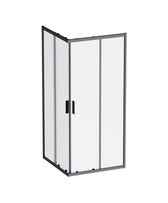Купить W90G-403-9090BT Gem душевое огражд квадратн.,раздвиж.двери 90x90 черный мат.,стекло прозрачн (w90g-403-9090bt) по цене 34990 руб., в Санкт-Петебруге в интернет магазине 100-Систем, а также дургие товары AM.PM из раздела Душевые ограждения и Душевые кабины и ограждения