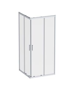 Купить W90G-403-100100-MT Gem душевое огражд квадратн.,раздвиж.двери 100x100 хром мат.,стекло прозрачн (w90g-403-100100-mt) по цене 48990 руб., в Санкт-Петебруге в интернет магазине 100-Систем, а также дургие товары AM.PM из раздела Душевые ограждения и Душевые кабины и ограждения
