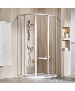 Купить Душевой уголок Ravak Supernova SKCP4-90 см сатиновый профиль, прозрачное стело (3117ou02z1) по цене 84150 руб., в Санкт-Петебруге в интернет магазине 100-Систем, а также дургие товары RAVAK из раздела Душевые ограждения и Душевые кабины и ограждения