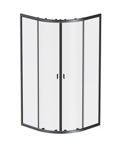Купить W88G-205-090BT64 X-Joy Twin Slide,  Душевое ограждение без  поддона, 90x90, профиль черный (w88g-205-090bt64) по цене 35190 руб., в Санкт-Петебруге в интернет магазине 100-Систем, а также дургие товары AM.PM из раздела Душевые ограждения и Душевые кабины и ограждения