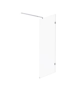 Купить W94WI-80-F1-MTE Душевая перегородка X-Joy 80x195, стекло прозр. 6 мм + покрытие, фурнитура мат хром (w94wi-80-f1-mte) по цене 13490 руб., в Санкт-Петебруге в интернет магазине 100-Систем, а также дургие товары AM.PM из раздела Душевые перегородки и Душевые двери, перегородки