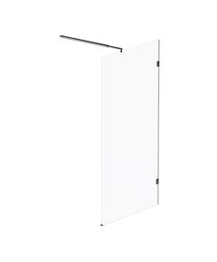 Купить W94WI-100-F1-BTE Душевая перегородка X-Joy 100x195, стекло прозр. 6 мм + покрытие, фурнитура черный (w94wi-100-f1-bte) по цене 14990 руб., в Санкт-Петебруге в интернет магазине 100-Систем, а также дургие товары AM.PM из раздела Душевые перегородки и Душевые двери, перегородки