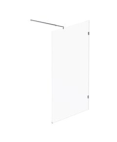 Купить W94WI-120-F1-MTE Душевая перегородка X-Joy 120x195, стекло прозр. 6 мм + покрытие, фурнитура мат хро (w94wi-120-f1-mte) по цене 16990 руб., в Санкт-Петебруге в интернет магазине 100-Систем, а также дургие товары AM.PM из раздела Душевые перегородки и Душевые двери, перегородки