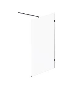 Купить W94WI-120-F1-BTE Душевая перегородка X-Joy 120x195, стекло прозр. 6 мм + покрытие, фурнитура черный (w94wi-120-f1-bte) по цене 16990 руб., в Санкт-Петебруге в интернет магазине 100-Систем, а также дургие товары AM.PM из раздела Душевые перегородки и Душевые двери, перегородки