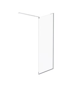 Купить W84WI-80-F1-MTE Душевая перегородка Func 80x200, стекло прозр. 8 мм + покрытие, профиль мат хром (w84wi-80-f1-mte) по цене 22690 руб., в Санкт-Петебруге в интернет магазине 100-Систем, а также дургие товары AM.PM из раздела Душевые перегородки и Душевые двери, перегородки