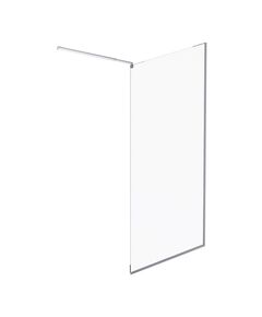 Купить W84WI-110-F1-MTE Душевая перегородка Func 110x200, стекло прозр. 8 мм + покрытие, профиль мат хром (w84wi-110-f1-mte) по цене 26990 руб., в Санкт-Петебруге в интернет магазине 100-Систем, а также дургие товары AM.PM из раздела Душевые перегородки и Душевые двери, перегородки