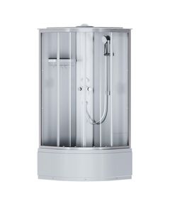 Купить W94C-401A-090MT X-Joy Deep кабина душевая  90x90, 1/4 круга,  профиль мат.хром, стекло прозрачное (w94c-401a-090mt) по цене 66990 руб., в Санкт-Петебруге в интернет магазине 100-Систем, а также дургие товары AM.PM из раздела Душевые кабины и Душевые кабины и ограждения