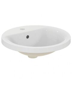 Купить Умывальник Ideal Standard CONNECT E504201 круглый встраиваемый пна столешницу (e504201) по цене 19533.22 руб., в Санкт-Петебруге в интернет магазине 100-Систем, а также дургие товары IDEAL STANDARD из раздела Встраиваемые раковины и Раковины и пьедесталы