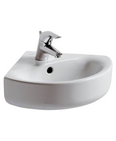 Купить Угловой умывальник Ideal Standard CONNECT SPACE E793101 (e793101) по цене 20982.1 руб., в Санкт-Петебруге в интернет магазине 100-Систем, а также дургие товары IDEAL STANDARD из раздела Подвесные раковины и Раковины и пьедесталы
