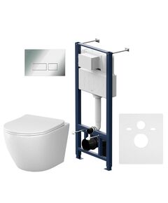 Купить IS47051.801900 Инсталляция с клав Pro S глянц хром с подвес унит Like Aquaspin с сид м/лиф (is47051.801900) по цене 70190 руб., в Санкт-Петебруге в интернет магазине 100-Систем, а также дургие товары AM.PM из раздела Готовые решения и Инсталляции
