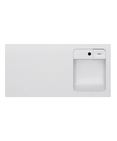 Купить M85AWPR1001WG X-Joy, Раковина над стиральной машиной, литьевой мрамор, правая, 100 см, белый глянец (m85awpr1001wg) по цене 21790 руб., в Санкт-Петебруге в интернет магазине 100-Систем, а также дургие товары AM.PM из раздела Раковины над стиральной машиной и Раковины и пьедесталы