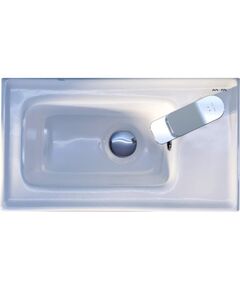 Купить M85AWCC0452WG64 X-Joy, Раковина мебельная, керамическая, 45 см, встроенная, цвет: белый, глянец (m85awcc0452wg64) по цене 7990 руб., в Санкт-Петебруге в интернет магазине 100-Систем, а также дургие товары AM.PM из раздела Встраиваемые раковины и Раковины и пьедесталы