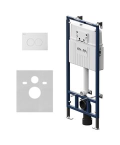 Купить I012710.0101 MasterFit инсталляция для подвесного унитаза с клавишей ProC L, бел глянц (I012710.0101) по цене 20990 руб., в Санкт-Петебруге в интернет магазине 100-Систем, а также дургие товары AM.PM из раздела Инсталляции для унитазов и Инсталляции