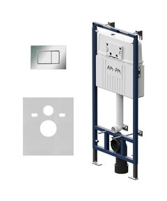 Купить I012710.0251 MasterFit инсталляция для подвесного унитаза с клавишей ProC S, хром глянц (I012710.0251) по цене 23490 руб., в Санкт-Петебруге в интернет магазине 100-Систем, а также дургие товары AM.PM из раздела Инсталляции для унитазов и Инсталляции