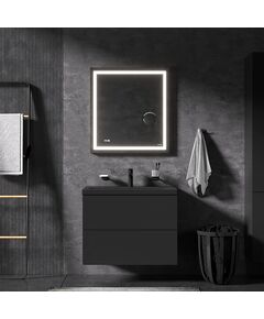 Купить BK90GN Gem Подвесной комплект 75 см, черный (BK90GN) по цене 87390 руб., в Санкт-Петебруге в интернет магазине 100-Систем, а также дургие товары AM.PM из раздела Готовые решения для ванной комнаты и Мебель для ванной комнаты