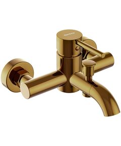 Купить 361000600 Scandinavian Pure, смеситель для ванной и душа, золото (361000600) по цене 12890 руб., в Санкт-Петебруге в интернет магазине 100-Систем, а также дургие товары DAMIXA из раздела Смесители с коротким изливом и Смесители для ванны и душа