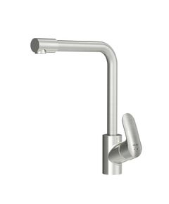 Купить F8005711 Like, смеситель для кухни с каналом для питьевой воды, L-излив, сатин, шт. (F8005711) по цене 13890 руб., в Санкт-Петебруге в интернет магазине 100-Систем, а также дургие товары AM.PM из раздела Смесители с подключением фильтра и Смесители для кухни