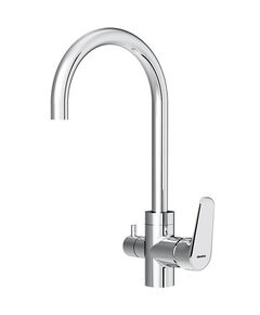 Купить 400730000 Merkur, смеситель для кухни с каналом для питьевой воды, хром (400730000) по цене 12690 руб., в Санкт-Петебруге в интернет магазине 100-Систем, а также дургие товары DAMIXA из раздела Смесители с подключением фильтра и Смесители для кухни