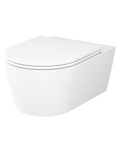 Купить C8F1701SC Func подвесной унитаз 54 см FlashClean с сиденьем микролифт (c8f1701sc) по цене 22990 руб., в Санкт-Петебруге в интернет магазине 100-Систем, а также дургие товары AM.PM из раздела Унитазы подвесные и Унитазы