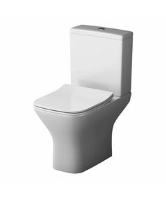Купить C908601SC Gem унитазкомпакт  без ободка с сиденьем микролифт (c908601sc) по цене 22590 руб., в Санкт-Петебруге в интернет магазине 100-Систем, а также дургие товары AM.PM из раздела Горизонтальный выпуск и Унитазы-компакт с бачком
