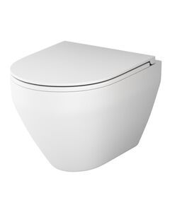 Купить C701700MWSC Spirit V2.0 подвесной унитаз FlashClean с сиденьем микролифт, бел мат (c701700mwsc) по цене 39990 руб., в Санкт-Петебруге в интернет магазине 100-Систем, а также дургие товары AM.PM из раздела Унитазы подвесные и Унитазы