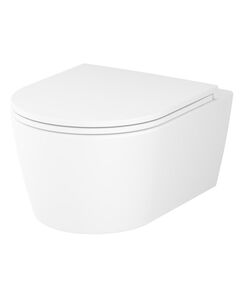 Купить C8F1700MWSC Func подвесной унитаз 49 см FlashClean с сиденьем микролифт, бел мат (c8f1700mwsc) по цене 51790 руб., в Санкт-Петебруге в интернет магазине 100-Систем, а также дургие товары AM.PM из раздела Унитазы подвесные и Унитазы