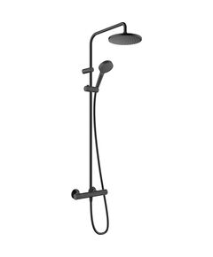 Купить Душевая система Hansgrohe Vernis Blend Showerpipe 26276670 с термостатом Черная матовая (26276670) по цене 118605.13 руб., в Санкт-Петебруге в интернет магазине 100-Систем, а также дургие товары HANSGROHE из раздела Душевые стойки и Душевые стойки, системы, панели, гарнитуры