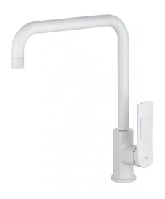 Купить Смеситель для кухни WONZON & WOGHAND, Белый матовый (WW-L1006-MW) (ww-l1006-mw) по цене 16603 руб., в Санкт-Петебруге в интернет магазине 100-Систем, а также дургие товары WONZON & WOGHAND из раздела Рычажные смесители и Смесители для кухни