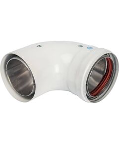 Купить STOUT  элемент дымохода DN 80 отвод 90° утепленный п/м (sca-0080-800090) по цене 7323 руб., в Санкт-Петебруге в интернет магазине 100-Систем, а также дургие товары STOUT из раздела Дымоходы и Котлы и котельное оборудование