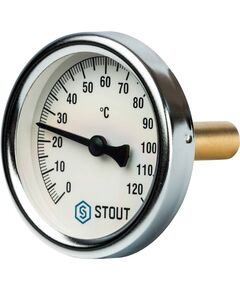 Купить STOUT SIM-0001 Термометр биметаллический с погружной гильзой. Корпус Dn 63 мм, гильза 50 мм 1/2", 0...120°С (sim-0001-635015) по цене 529 руб., в Санкт-Петебруге в интернет магазине 100-Систем, а также дургие товары STOUT из раздела Термометры и Контрольно-измерительные приборы