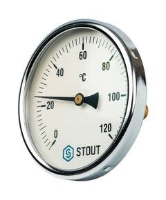 Купить STOUT SIM-0001 Термометр биметаллический с погружной гильзой. Корпус Dn 100 мм, гильза 50 мм 1/2", 0...120°С (sim-0001-105015) по цене 998 руб., в Санкт-Петебруге в интернет магазине 100-Систем, а также дургие товары STOUT из раздела Термометры и Контрольно-измерительные приборы